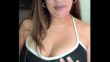 Cheating latina milf roommate gets fucked before boyfriend shows up eats cum from condom and rubs on her big tits