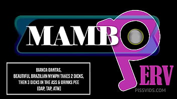 Bianca dantas beautiful brazilian nymph takes 2 dicks then 3 dicks in the ass & drinks pee dap 5on1 tap pissing