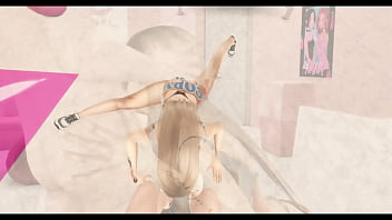 Blonde celeb ebony banged by white cock