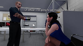 Milf business woman fucked hard for stealing by security guard