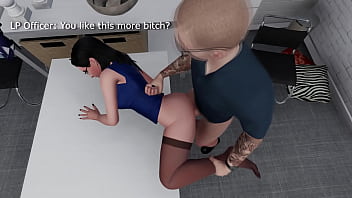 Milf business woman fucked hard for stealing by security guard