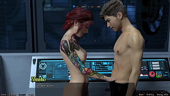 Stranded in space #96 fucking the horny asian scientist