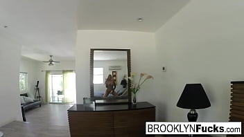 Sexy busty babe rubs one out