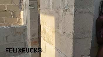 Black slave slut got used and fucked in public