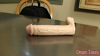 Hot tgirl deborah tavares always carries a dildo in her backpack