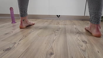 Pissing myself pixie pink covered in my own piss licking and orgasm piss in mouth licking piss from floor