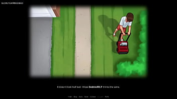 Summertime saga #12 developed by kompas productions super busty stepmom wants to get fuck hard then horny dude fucks her with his huge cock