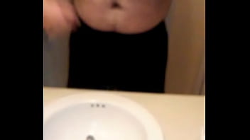 Fat virgin loser ballbusting himself with fist