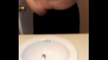 Fat virgin loser ballbusting himself with fist