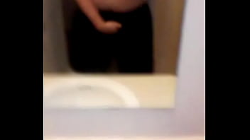 Fat virgin loser ballbusting himself with fist