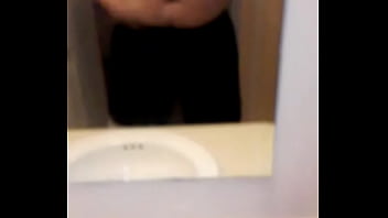 Fat virgin loser ballbusting himself with fist