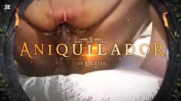 Noite de halloween branquinha ninfetinha sofre na pica preta