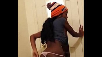 Tiny ass ebony twerking