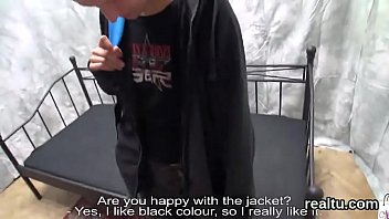 Enchanting czech kitten is tempted in the supermarket and pounded in pov