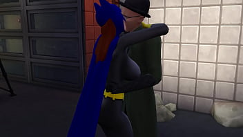 Batgirl caught by the riddler what will she do