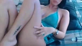 Hot brunette milf big tits on webcam