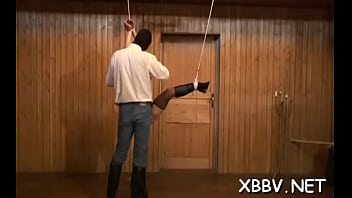 Foxy bombshell in this behind the scenes video