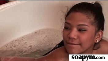 Tease me then please me after a soapy massage 8