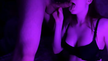 Slobbery blowjob from a friend's wife