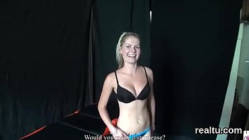 Beautiful czech girl gets teased in the hypermarket and shagged in pov