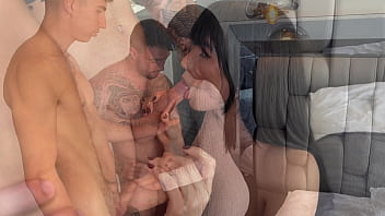 Colombian milf invites us to eat in exchange for fucking her ass hard