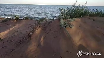 City public beach wanking early morning