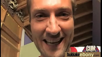 Ebony gets fucked in all holes by a group of white dudes 4