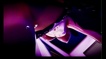 Huge boobs cow girl 3d