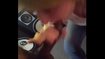 White bitch smoking a bbc