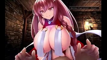 Moaning huge boobs 3d