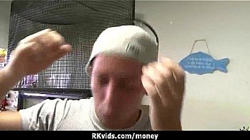 Desperate teen naked in public and fucks to pay rent 10