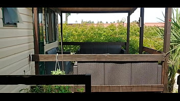 Onlymaya the neighbor finds me doggy style on the table