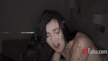 Workplace slut seduces shy colleague