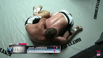 Victoria white a slender blonde proposes to the victorious combatant