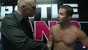 Victoria white a slender blonde proposes to the victorious combatant