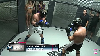 Victoria white a slender blonde proposes to the victorious combatant