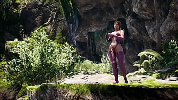 Lara croft opens a sexy tomb 3d hentai game animation