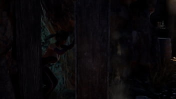 Lara croft opens a sexy tomb 3d hentai game animation