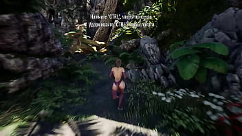 Lara croft opens a sexy tomb 3d hentai game animation