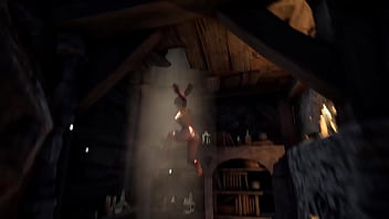 Lara croft opens a sexy tomb 3d hentai game animation