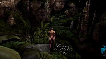 Lara croft opens a sexy tomb 3d hentai game animation