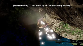 Lara croft opens a sexy tomb 3d hentai game animation