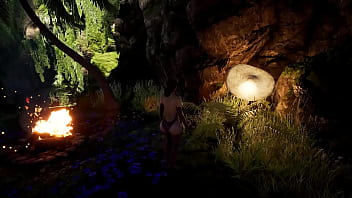Lara croft opens a sexy tomb 3d hentai game animation