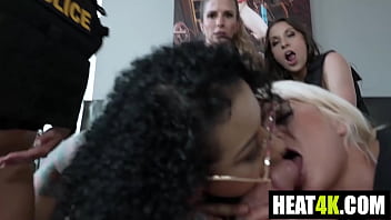 The beat cops reverse anal gangbang