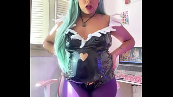 Morrigan halloween cosplay fart domination and ass worship