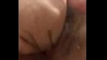 Wife using dildo and wank with hand