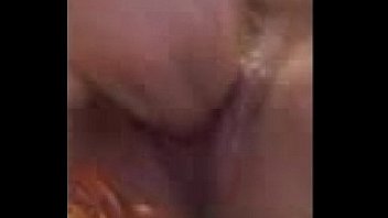 Wife using dildo and wank with hand