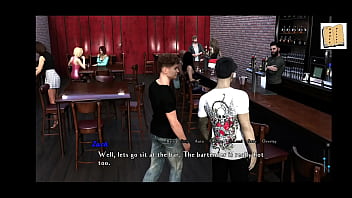 Intertwined 5 sexy brunette barmaid likes john