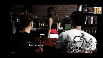 Intertwined 5 sexy brunette barmaid likes john