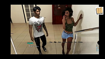 Intertwined 5 sexy brunette barmaid likes john